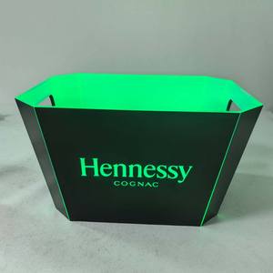 Cubo <span class=keywords><strong>de</strong></span> hielo acrílico con logotipo OEM, Enfriador <span class=keywords><strong>de</strong></span> vino, cubo <span class=keywords><strong>de</strong></span> hielo Led recargable para <span class=keywords><strong>Bar</strong></span>, Club nocturno, eventos, cubo enfriador luminoso para vino - Product Image 5