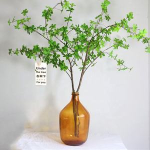 Florero de cristal de boca pequeña nórdico único de 2L y 4L para decoración del hogar - Product Image 6