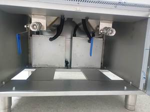 <span class=keywords><strong>Friteuse</strong></span> électrique professionnelle OUTE à <span class=keywords><strong>double</strong></span> cuve et 4 paniers, en acier inoxydable, avec armoire de cuisson, certifiée CE, contrôle thermostatique EGO, capacité 28L - Product Image 5