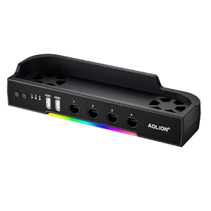 Station de charge avec ventilateur de refroidissement pour Switch 2, compatible avec les manettes NGC pour Switch 2+ - Product Image 1