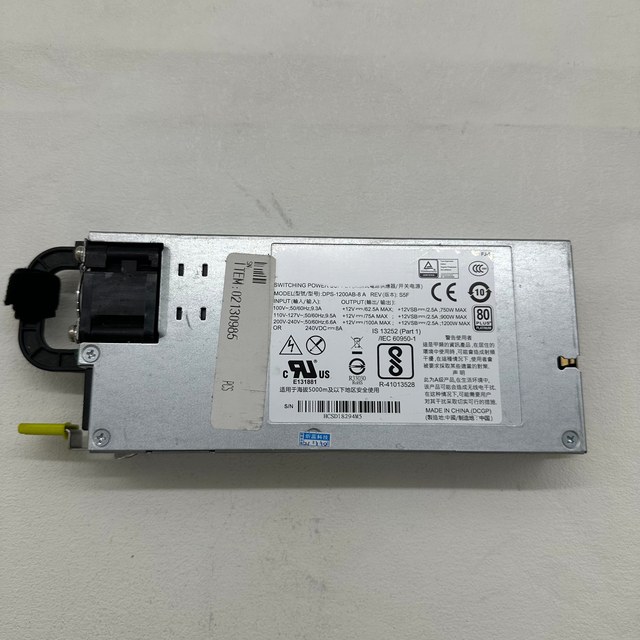 1200W AC-DC 80PLUS Platinum Hot Plug Server Power Supply DPS-1200AB-8