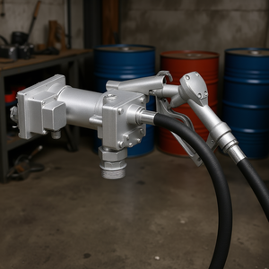 Bomba de Transferencia de Diésel de Hierro Fundido de 12V CC y 15 GPM, 1/3 HP, con Apagado Manual y a Prueba de Explosiones - Product Image 2