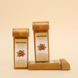 WaxNewK 100g <span class=keywords><strong>Cera</strong></span> Depilatoria en Roll-on Color Dorado, <span class=keywords><strong>Cera</strong></span> Caliente Natural en Cartucho para Calentador de <span class=keywords><strong>Cera</strong></span> - Product Image 5