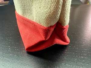 Women's <b>Large</b> 10*8*2 Inch Cotton Zipper Skin Care Dental Pouch Zippered Canvas <b>Makeup</b> Organizer Pouch for Purse Travel <b>Bag</b> - Product Image 6