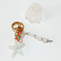 Océan Charmes Porte-clés Tortue Dauphin Coquillages Perles Perles amour Coeur Pendentif Porte-clés Cauris Coquillage Porte-clés Bijoux Accessoires