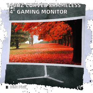 Moniteur de jeu pour ordinateur AOC 144 Hz, écran incurvé sans cadre, dalle IPS, résolution 2K, temps de réponse de 1 ms, luminosité de 250 cd/m² - Product Image 2