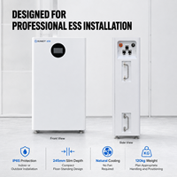 Batterie LiFePO4 certifiée UL1973 16 kWh 48 V/51,2 V 314 Ah avec CAN RS485 pour projets d'onduleurs hybrides et de systèmes solaires ESS