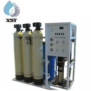 معدات تصفية مياه الشرب نظام تناضح عكسي 500 لتر / ساعة آلة صناعية تصفية مصفاة Ro للمصانع