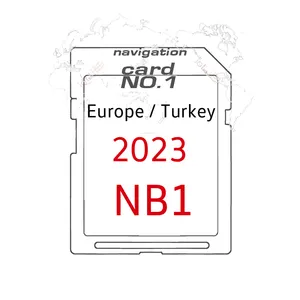 Kit pembaruan 2023 peta GPS terbaru NB1 perangkat lunak navigasi kartu memori SD untuk GPS mobil Eropa dan Turki