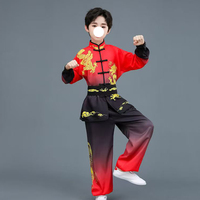 Tenue de Danse pour Enfants : Costume de Compétition Tai Nese Yangko, Uniforme d'Arts Martiaux, Ensemble de Danse du Tambour Dragon
