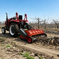Professionele boomgaardtakkenversnipperaar met 3-punts hefinrichting voor wijngaard, olijfboomgaard, snoeigresten recycling