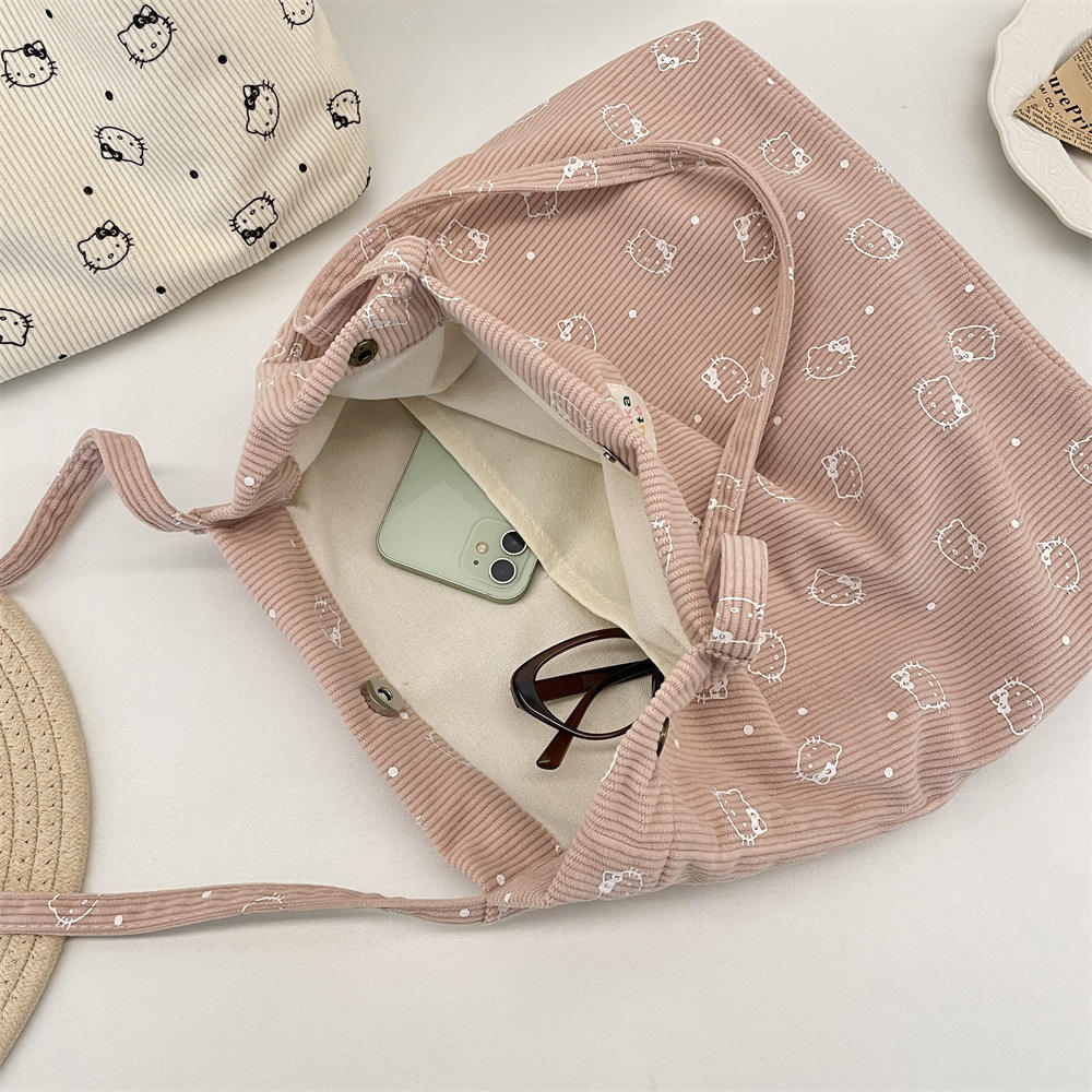 eco corduroy fashion bag