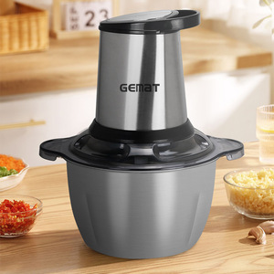 Procesador de Alimentos Eléctrico de 3L, Acero Inoxidable, Multifunción, Picadora de Carne, Picadora de Ajo, para Uso Doméstico en la Cocina - Product Image 3