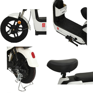 <span class=keywords><strong>Bicicleta</strong></span> Eléctrica de Alto Rendimiento de 48V 250W para Adultos, Neumático de Vacío de 14 Pulgadas, Ebike Adaptable de 48V 12Ah <span class=keywords><strong>con</strong></span> Amortiguador Trasero - Product Image 6