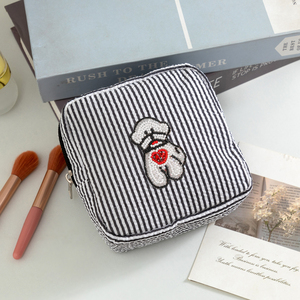 Cosmetic <strong>Bag</strong> Large Capacity Fluffy Khaki Customized <strong>Bags</strong> Elegent Premium Pets Rainbow <strong>Travel</strong> Cosmetics <strong>Organiser</strong> <strong>Bag</strong> - Product Image 4