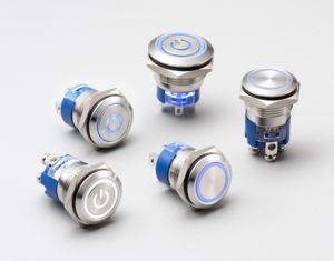 16mm <b>Push</b> Button Switch Green Illuminated Ring Suitable For 6V DC System <b>Latching</b> ON OFF Control - Product Image 6