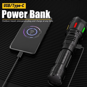 Linterna Láser <span class=keywords><strong>de</strong></span> <span class=keywords><strong>Largo</strong></span> <span class=keywords><strong>Alcance</strong></span> <span class=keywords><strong>de</strong></span> 1000LM, 4 Modos, Pantalla Digital, Recargable, Más <span class=keywords><strong>de</strong></span> 10 Horas <span class=keywords><strong>de</strong></span> Duración, Linterna Táctica - Product Image 5
