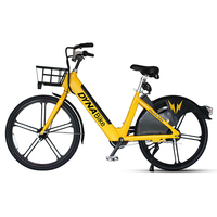 Bicicleta Eléctrica con Estación de Carga Compartida, Bicicleta Eléctrica Pública de Emergencia que Funciona con Monedas