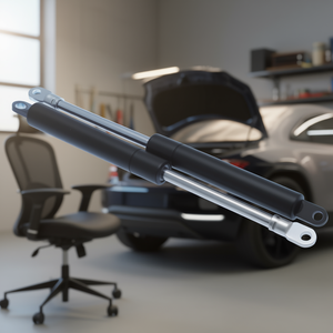 Amortiguadores de gas con varilla de 10 mm y cuerpo de 22 mm con ojal para uso en muebles y automoción - Product Image 3