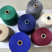 Factory Good Quality Polyester Spun Knitting Yarn Dope Dyed 100% Polyester Socks Yarn