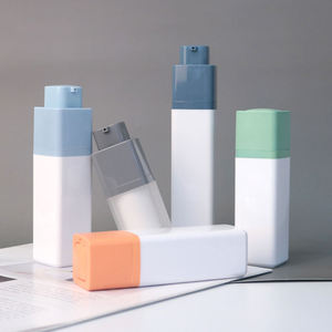 Blanco 15/30/50ml Elefante borracho Impresión Forma cuadrada Girar Envase cosmético al vacío para botella de crema de loción facial - Product Image 3