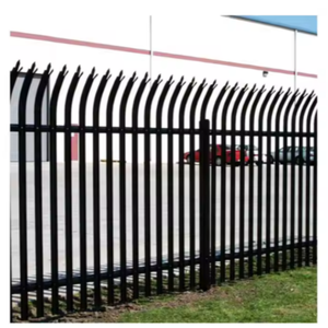 Efactory giá nhúng nóng mạ kẽm Loại kim loại <span class=keywords><strong>W</strong></span> <span class=keywords><strong>D</strong></span> nhạt hàng rào an ninh <span class=keywords><strong>palisade</strong></span> - Product Image 3