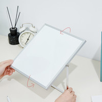Tableau blanc magnétique effaçable à sec réutilisable pour le bureau Planche à dessin pour enfants de petite taille avec support et marqueur