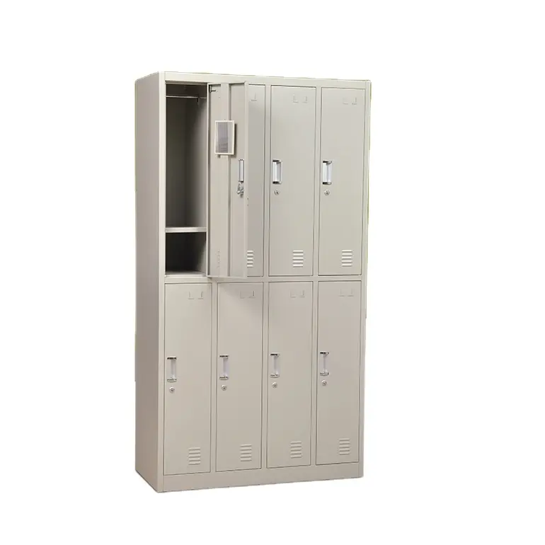 Casier de rangement en acier, prix de gros, armoire de rangement en métal pour école 9 12 15 18 portes, casier de gymnastique blanc, casiers industriels