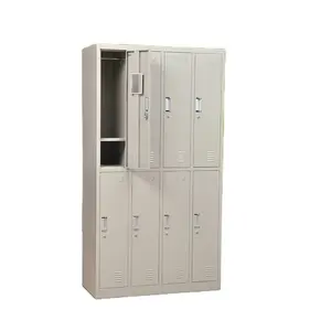 Fechadura de aço para escola, fabricante, preço em atacado, armário, metal, armazenamento 9 12 15 18, porta, academia, fechaduras industriais, branco