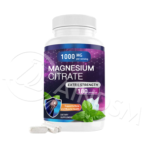 Cápsulas de Citrato de Magnesio Sin Azúcar, Servicios Personalizados OEM, Relajación Muscular, Alta Absorción, Cápsulas Naturales - Product Image 1