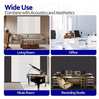 Design moderne Style Home Studio Panneaux muraux Haute Densité Insonorisation Traitement Acoustique Modèle 3D Conception