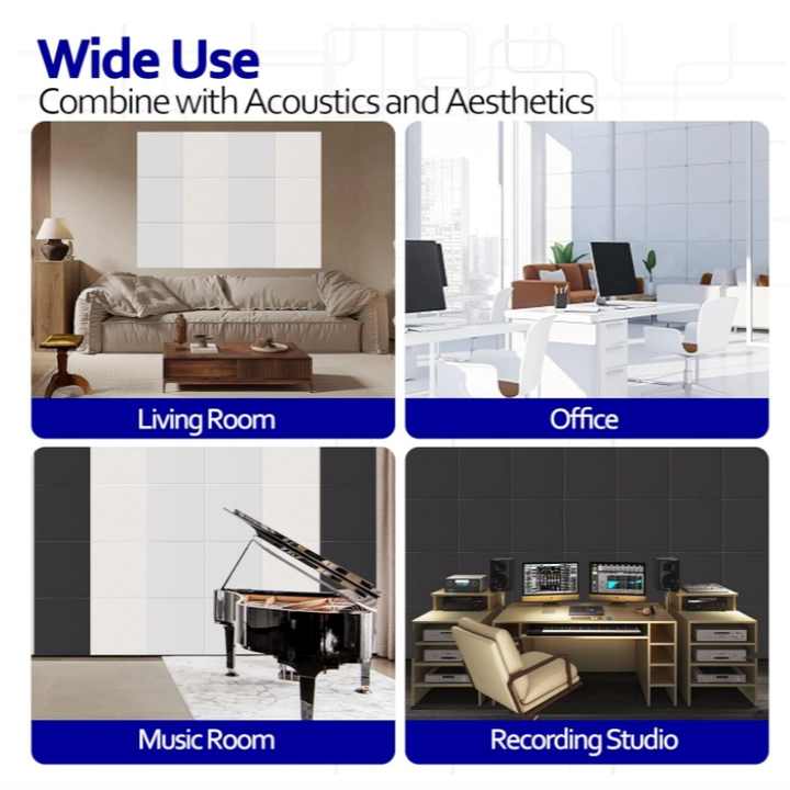 Image showcasing sdhkgrrt Sound Insulation Board, High-Density Soundproofing Panel ...