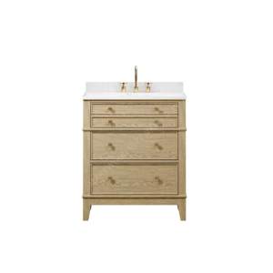 Gabinete de madera maciza de tocador de baño moderno Smartwood de gama alta de Vietnam - Product Image 1