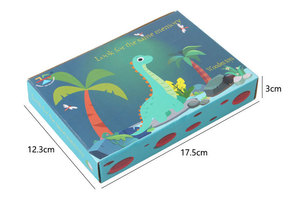 Juego de Memoria de Madera con 24 Tarjetas de Dinosaurios para Aprendizaje Temprano, para Niños y Niñas - Product Image 6