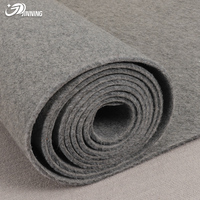 Tapis non tissé aiguilleté gris anthracite pour caisson de basses, usage domestique, automobile, VR, bateau, marine, camion, et doublure de coffre de voiture