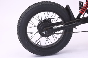 Mountain Bike Dirt 72V Motorcycles Style E MTB 21-Speed Gear Offers Smooth Gear Shifting for a Versatile Riding Experience. Alum - Product Image 3