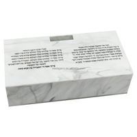 Ensemble de bougies Havdalah en Lucite Judaica, porte-bougies de Shabbat en acrylique de haute qualité, personnalisé, juif