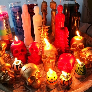 <strong>SKULL</strong> <strong>Candles</strong> -Suitable for Halloween/horror and Novelty Decorations - Product Image 4