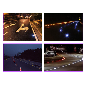 Marcador de Ojos de gato de seguridad permanente Refl con punta de aluminio reflectante de la mejor calidad Proveedor intermitente Solar Road Stud - Product Image 2