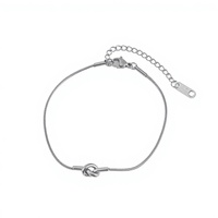 Collier/bracelet en acier inoxydable 316L plaqué or PVD 18 carats avec fermoir mousqueton pour cadeau parfait