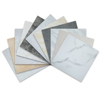 Panneau carré PVC marbre pierre artificielle panneau de marbre blanc mur vinyle marbre plancher