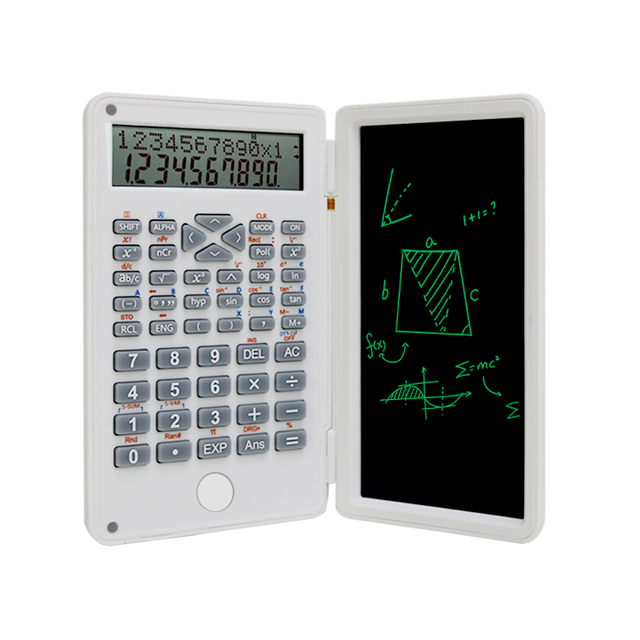 Scientific Calculator Calculator Notepad Digit LCD Display Desk Calculator With Writing Board Digital Writing Pad