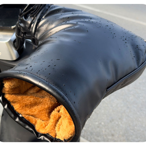 Protectores de Manos para Motocicleta de 3 Capas, Relleno de Algodón y Seda Térmica, Forro Interior de Felpa Suave al Tacto, Impermeables, para Invierno - Product Image 3