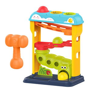 Nuevo Juguete <span class=keywords><strong>de</strong></span> Martillo y Bolas <span class=keywords><strong>para</strong></span> Niños Pequeños, Juguete Educativo Montessori <span class=keywords><strong>de</strong></span> Golpear con Martillo <span class=keywords><strong>para</strong></span> Desarrollar Habilidades Motoras Finas - Product Image 1