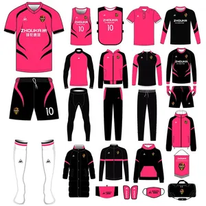 2023-2024 Nieuwe Stijl Professioneel Custom Retro Voetbal Jersey Voetbaluniform Custom Voetbal T-Shirts Heren Voetbal Set