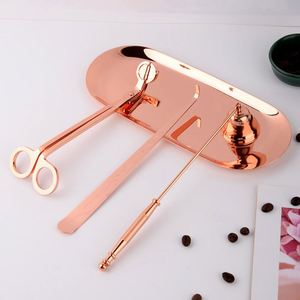Yy865 Factory Wholesale Scissors Black Care Kit <b>Candle</b> Accessories <b>Wick</b> Trimmer Set Custom Packaging - Product Image 5