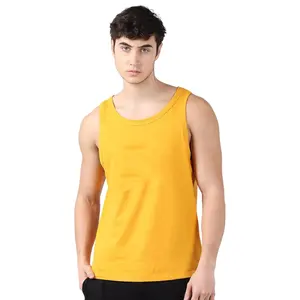 Premium Quality Cheap Price Branded Men's Tank Top Custom Design Breathable Casual Solid Color Gym Fitness Tank Top For Men