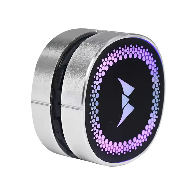 Modern Design Custom LOGO Wireless Speaker for Home Use Portable Stereo Sound Speaker Creative RGB LED Wireless Radio Speakers