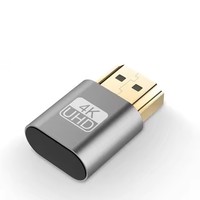 Émulateur EDID pour moniteur virtuel 4K, compatible HDMI 2.0, adaptateur d'affichage fantôme sans tête, prend en charge jusqu'à 4K 60Hz 1080 120Hz