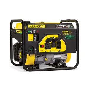 CE-Zertifikat CHAMPION 5,5 kW Leistung Dual Fuel LPG Benzin tragbarer Generator Benzin 5KW Generator